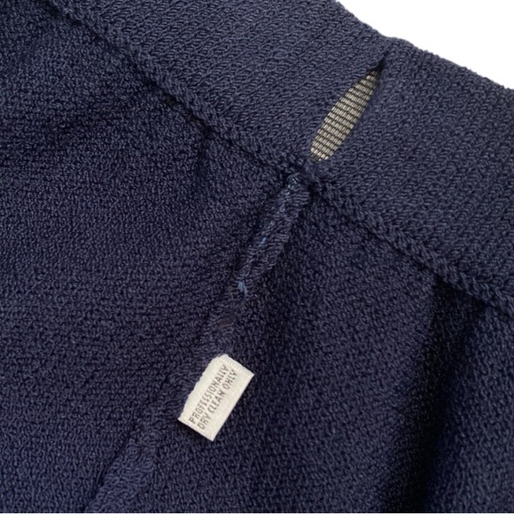ST. JOHN BASICS / SANTANA KNIT / NAVY PENCIL SKIRT / SZ 10 - Picture 4 of 4